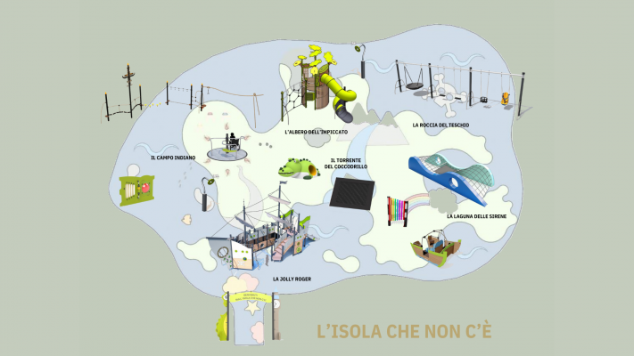 Fondazione De Rigo H.E.ART Onlus supports the inclusive playground “L’Isola che non c’è”